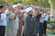 تصاویر/ شکوه حضور نمازگزاران عید فطر در چغادک