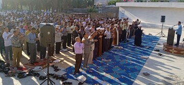 تصاویر/ اقامه عید سعید فطر در شهرستان حاجی‌آباد
