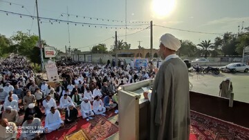 تصاویر/ اقامه نماز عید فطر در شهرستان هویزه