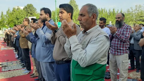 تصاویر/اقامه نماز عید سعید فطر شهرستان ساوجبلاغ