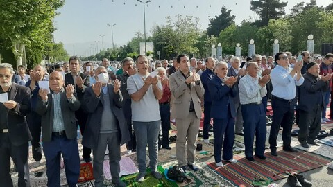 تصاویر/اقامه نماز عید سعید فطر شهرستان ساوجبلاغ