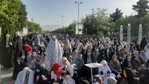 تصاویر/اقامه نماز عید سعید فطر شهرستان ساوجبلاغ