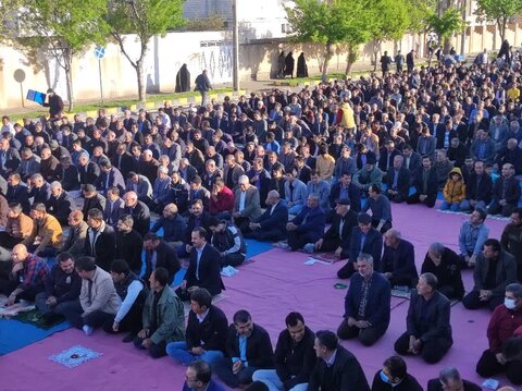 تصاویر/ اقامه نماز عید سعید فطر شهرستان چایپاره