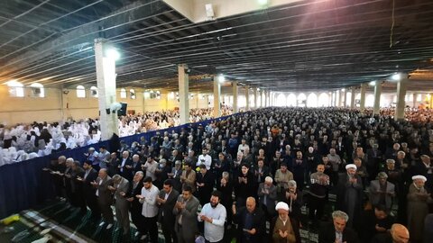 تصاویر/ اقامه نماز عید سعید فطر در خوی