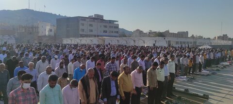 تصاویر/ اقامه نماز عید فطر در شهرستان میناب