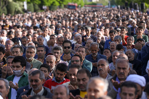 تصاویر / نمازی عید سعید فطر در قزوین برگزارشد