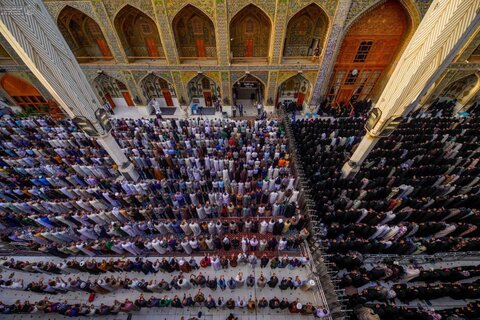 برگزاری نماز عید سعید فطر در حرم مطهر حضرت امیرالمومنین (علیه السلام)