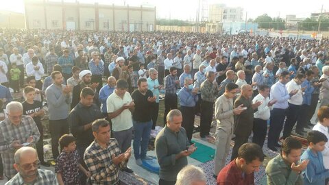 تصاویر/ نمازجمعه باشکوه عید فطر در برازجان
