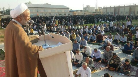 تصاویر/ نمازجمعه باشکوه عید فطر در برازجان