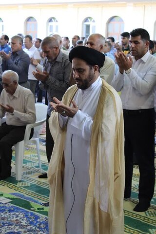 تصاویر/ نماز عید فطر در بندر ریگ