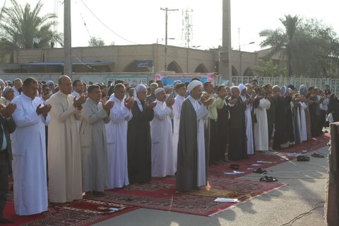 تصاویر/ اقامه نماز عید فطر در شهرستان هویزه