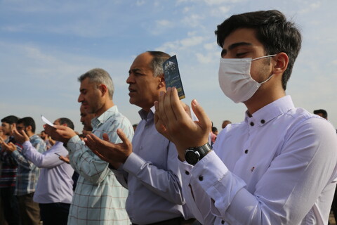 تصاویر/ نماز باشکوه عید سعید فطر در مصلی جامع پردیسان