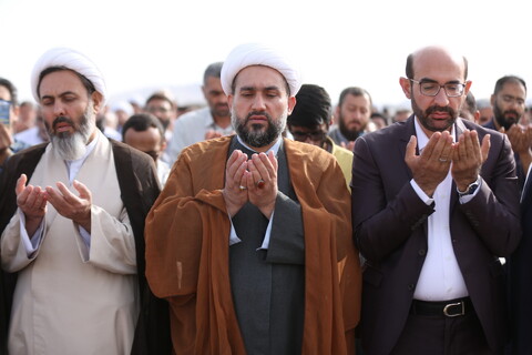 تصاویر/ نماز باشکوه عید سعید فطر در مصلی جامع پردیسان