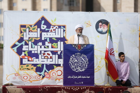 تصاویر/ نماز باشکوه عید سعید فطر در مصلی جامع پردیسان