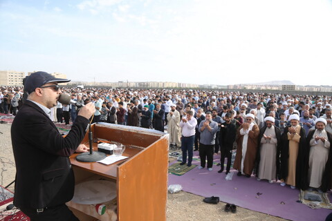 تصاویر/ نماز باشکوه عید سعید فطر در مصلی جامع پردیسان