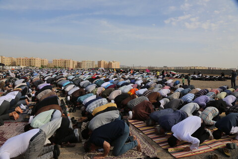 تصاویر/ نماز باشکوه عید سعید فطر در مصلی جامع پردیسان