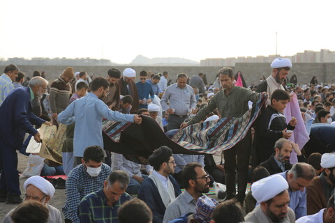 تصاویر/ نماز باشکوه عید سعید فطر در مصلی جامع پردیسان