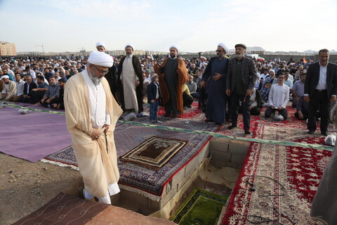 تصاویر/ نماز باشکوه عید سعید فطر در مصلی جامع پردیسان