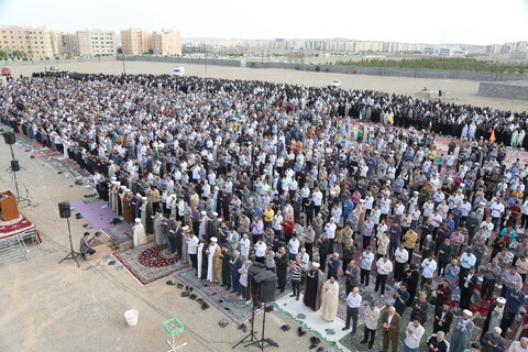 تصاویر/ نماز باشکوه عید سعید فطر در مصلی جامع پردیسان