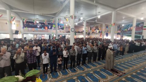 تصاویر/ نماز عید سعید فطر در شهرستان پارسیان