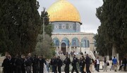 یہودی یومِ پرچم کے موقع پر غاصب اسرائیل نے مسجد اقصیٰ کی اذان کو روک دیا