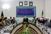 تصاویر/ روضہ امام علی رضا (ع) کی جانب سے اسلامی جمہوریہ ایران کے مقدس مقامات اور مبارک بارگاہوں کے نمائندوں کی کمیٹی کا اجلاس