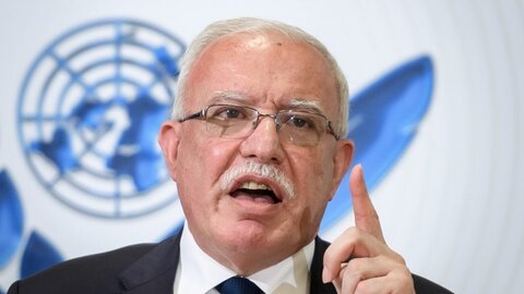 فلسطینی وزیر کارجہ ریاض مالکی