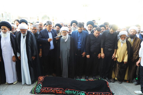 مراسم تشییع پیکر مرحوم استاد موسوی تهرانی