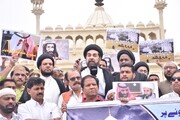 لکھنؤ؛ انہدام جنت البقیع کے سو سال مکمل ہونے پر مجلس علمائے ہند کا احتجاجی مظاہرہ