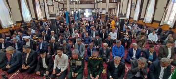 تصاویر/ اقامه نماز جمعه چهاربرج