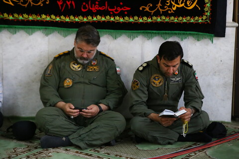 مراسم دعای ندبه به مناسبت سالگرد شهید شیرودی در هوانیروز اصفهان
