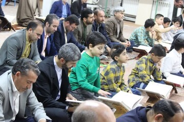 تصاویر/ محفل انس با قرآن کریم در شهرستان میاندوآب