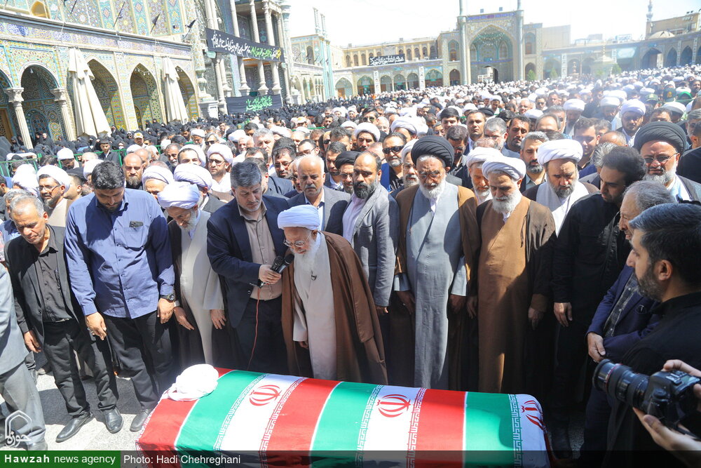 پیوند ناگسستنی مردم با روحانیت؛ گزارشی از مراسم باشکوه شهید آیت الله سلیمانی+ فیلم و تصاویر