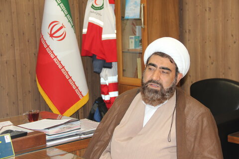 تصاویر / دیدار مدیر حوزه علمیه استان قزوین با رئیس ومعاونین سازمان جمعیت هلال احمر استان قزوین