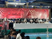 تصاویر/ مسجد "ایرانیان" مغل مسجد ممبئی میں انہدام جنت البقیع کے سو سال مکمل ہونے پر عالیشان احتجاجی جلسہ 