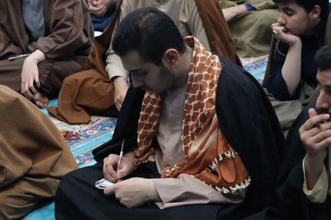 تصاویر/ جلسه اخلاق طلاب مدرسه علمیه امام خامنه ای ارومیه