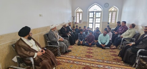 تصاویر/ تجلیل از اساتید مدرسه علمیه امام صادق(ع) شهرستان مهریز