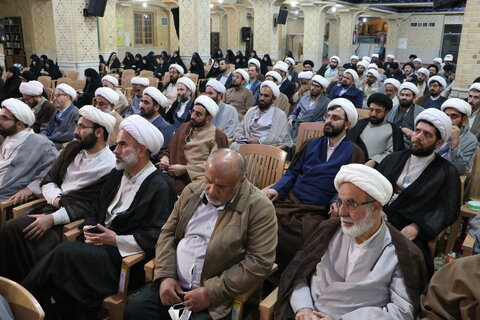 تصاویر / تجلیل از اساتید حوزه علمیه استان قزوین
