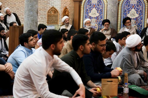 تصاویر/  آیین تجلیل از اساتید مدرسه علمیه مروی تهران به مناسبت روز معلم