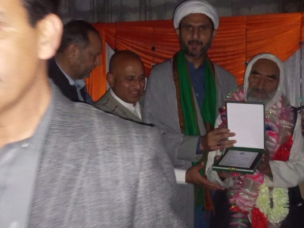بلتستانی عالم دین کی خدمات کے اعتراف میں اعزازی تقریب کا انعقاد