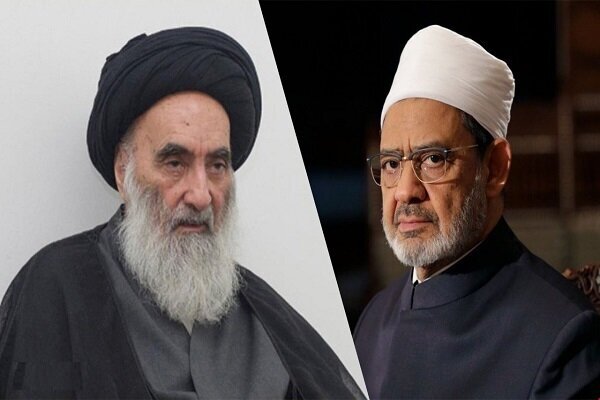 শেইখুল-আজহার আয়াতুল্লাহ সিস্তানির সাথে দেখা করতে নাজাফ রওনা হবেন শেইখুল-আজহার ও আয়াতুল্লাহ সিস্তানি