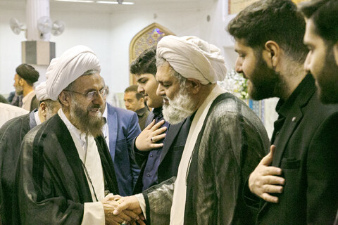 مراسم چهلم پدر عضو جامعه مدرسین حوزه علمیه قم