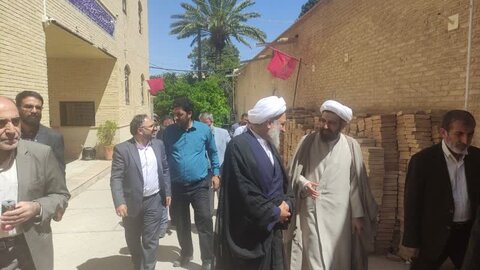 تصاویر| بازدید رئیس کمیسیون فرهنگی مجلس شورای اسلامی از مدرسه علمیه منصوریه