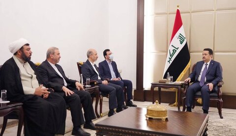رئيس مجلس الوزراء العراقي السيد محمد شياع السوداني ووزير الطاقة الإيراني