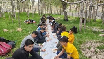 تصاویر/ اردوی مشترک طلاب و دانش آموزان سلماس