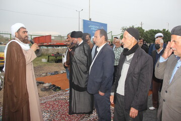 اقامه نماز باران در قزوین