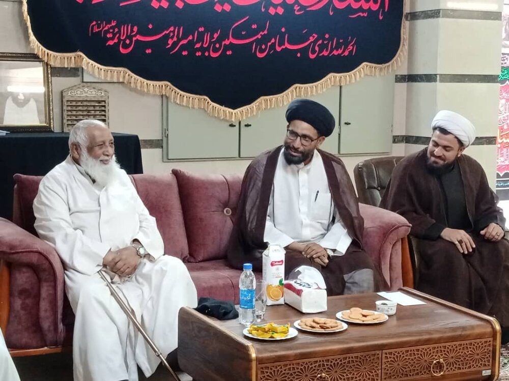 آیت اللہ حافظ سید ریاض حسین نجفی سے نمائندہ قائد ملت جعفریہ پاکستان قم کی اعلی سطحی وفد کے ساتھ ملاقات