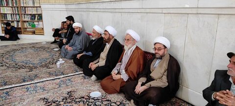 تصاویر / مراسم بزرگداشت مدیر فقید مدرسه علمیه سفیران هدایت قزوین