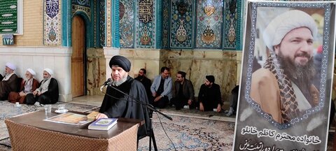 تصاویر / مراسم بزرگداشت مدیر فقید مدرسه علمیه سفیران هدایت قزوین