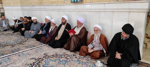 تصاویر / مراسم بزرگداشت مدیر فقید مدرسه علمیه سفیران هدایت قزوین